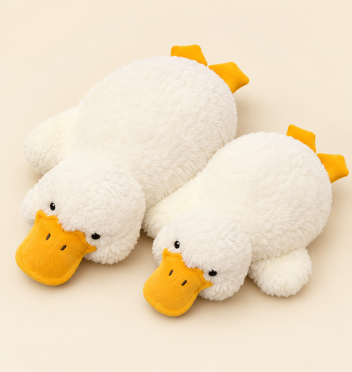 Peluche Pato Abrazzo, tamaños pequeño y mediano