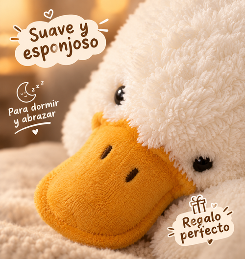 Detalle de la felpa suave del Pato Abrazzo
